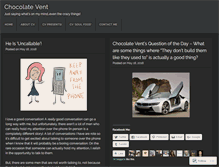 Tablet Screenshot of chocolatevent.com